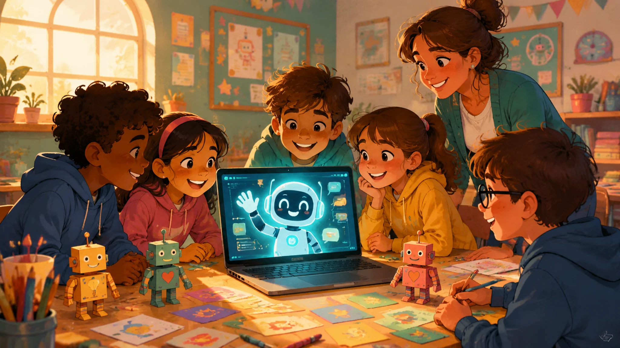 AI培训小孩到底学什么？我在少年宫办了三期课后班的实话