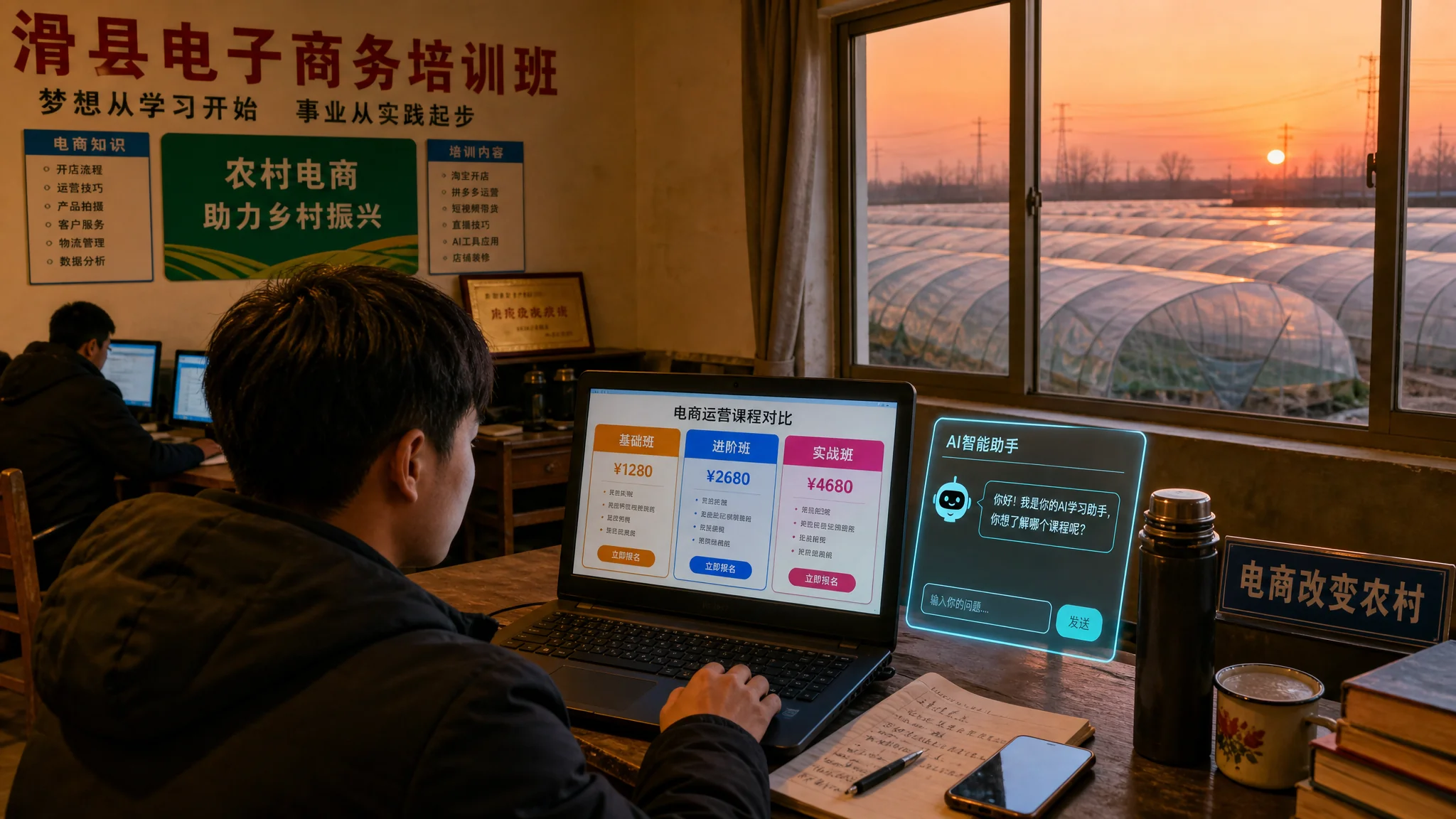 新野ai培训试听记：三家班比完我选了便宜的线上课