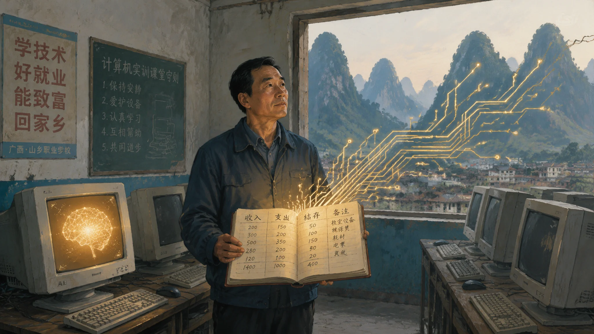 大化AI培训开得起来吗？县职校老师算的开课账