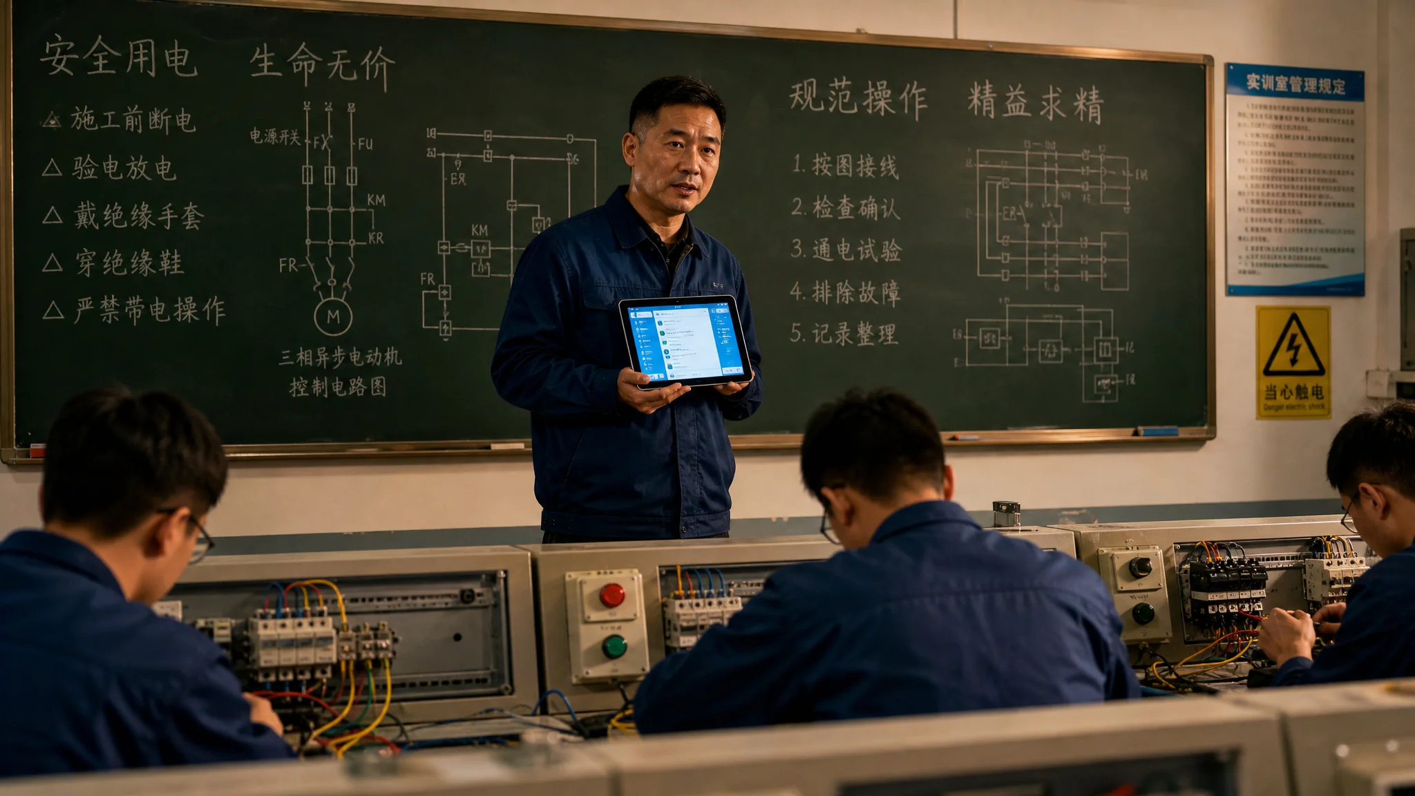 培训结合ai我在电工课上试了半年：一线职培老师的实测数字