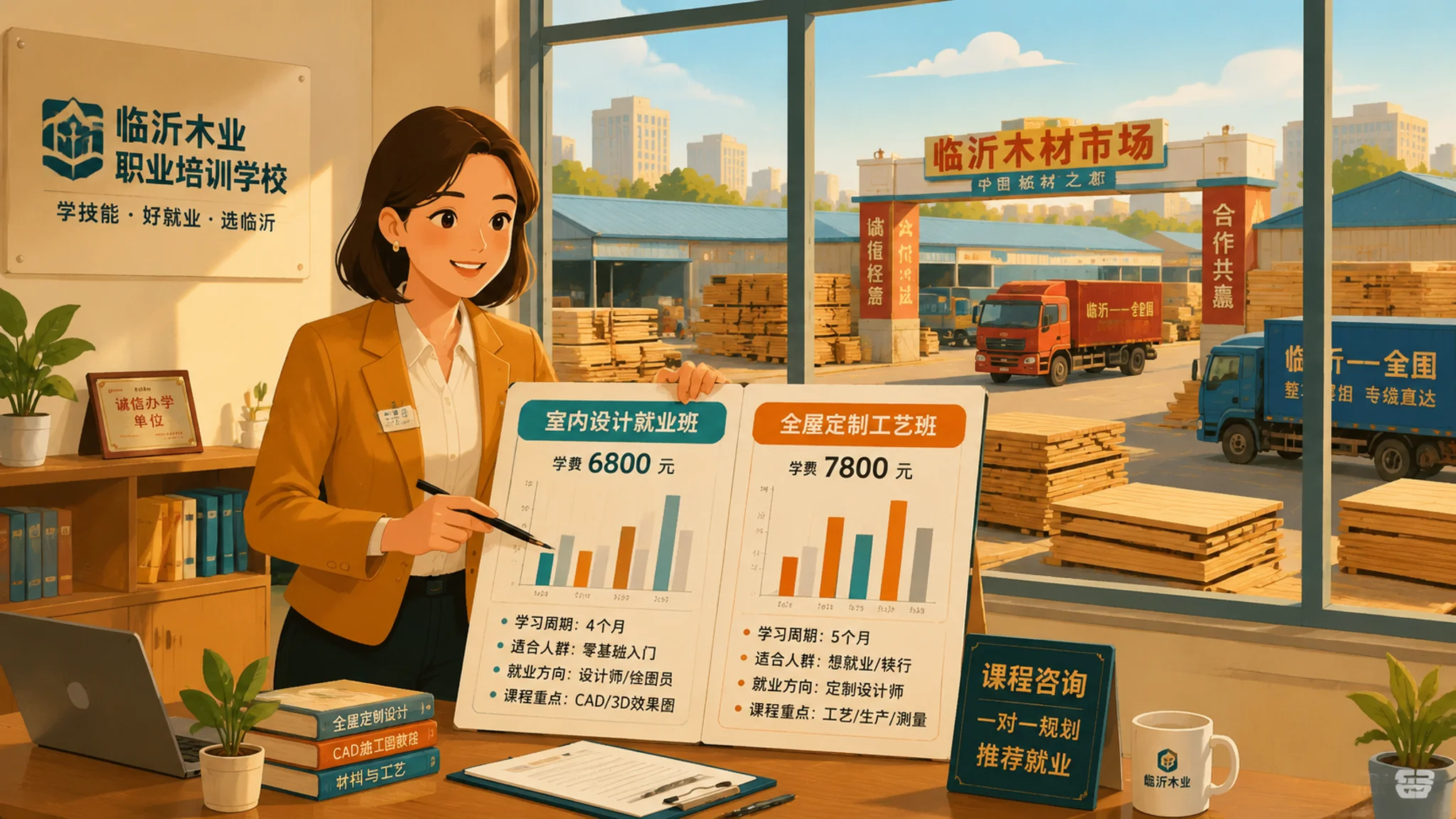 AI临沂培训多少钱、学什么方向？招生主管拆本地行情