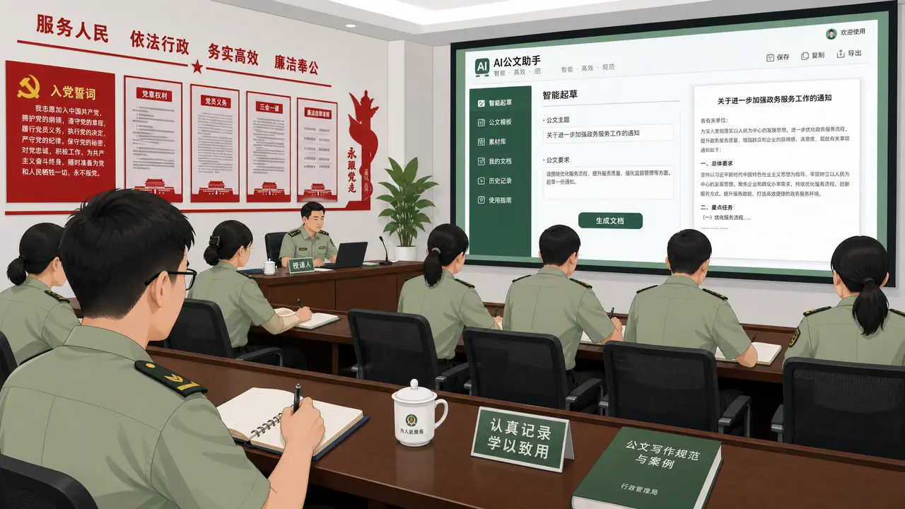 ai公务培训到底学什么？一个体制内科员上完课的实话