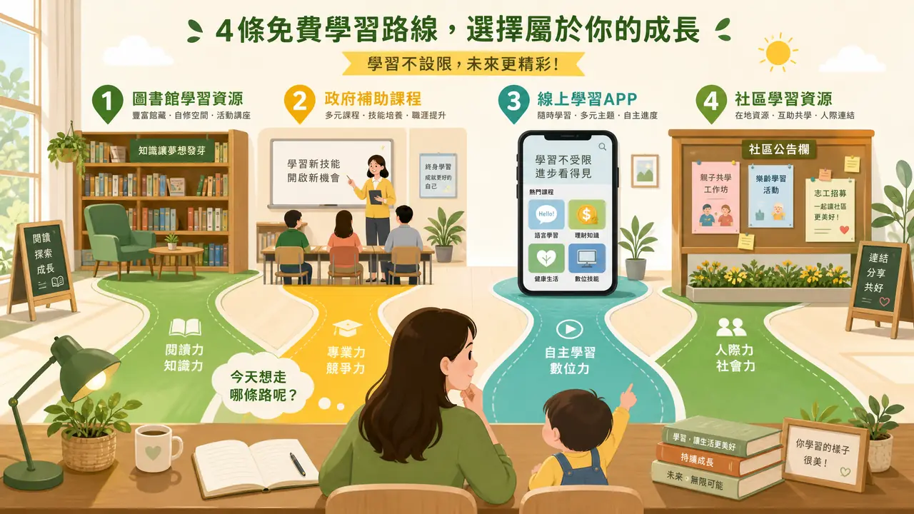 免费培训ai的渠道我试了个遍：二胎宝妈的四条路线实测