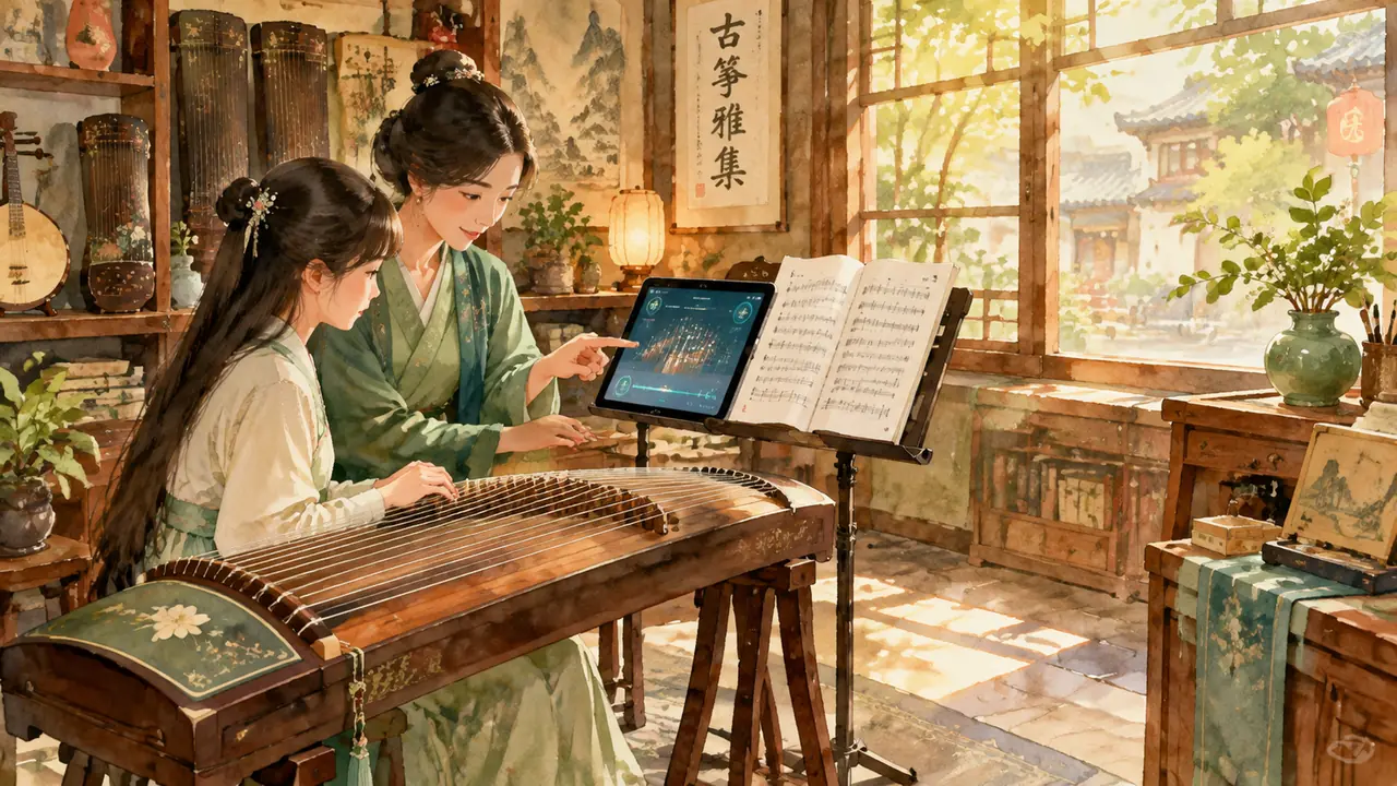 古筝ai培训有真班吗？琴行老师上手半年后的实话