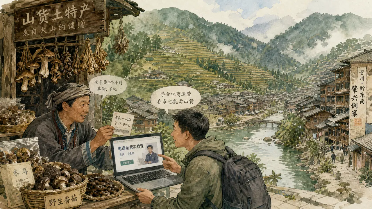 铜仁ai培训有得选吗？山货卖家跑完贵阳和线上课的对比账