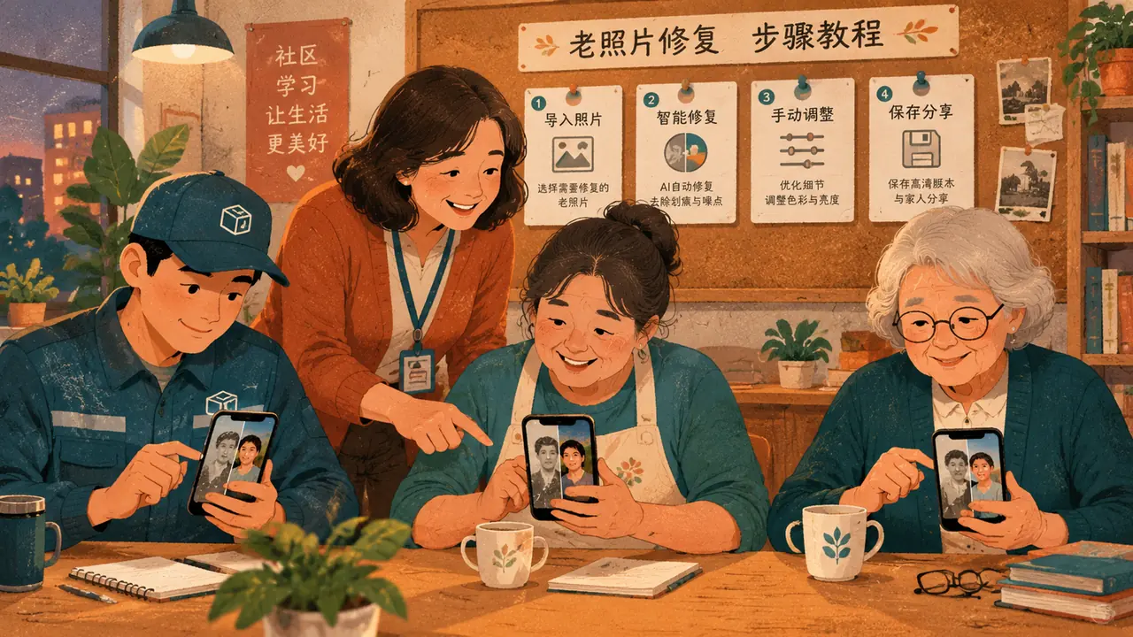 人人都能用AI修图了吗？社区公益课老师的答案
