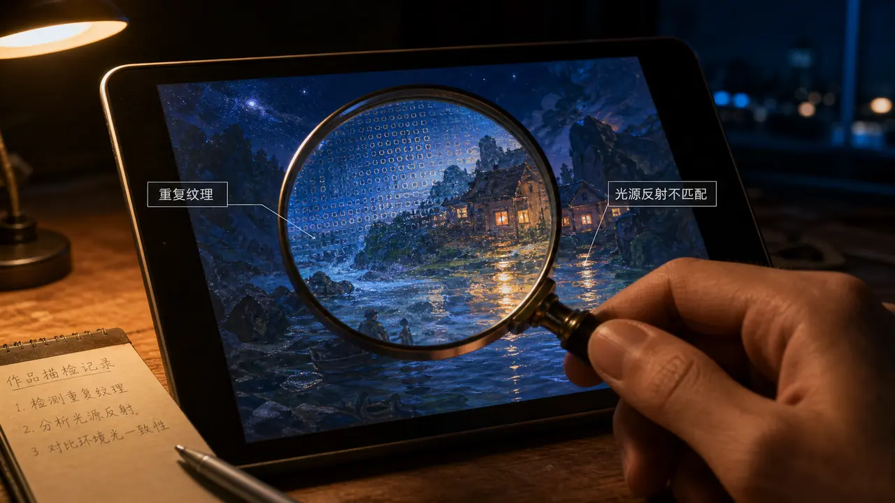 ai绘画真的能一眼认出来吗？7个鉴别细节与我的翻车记录