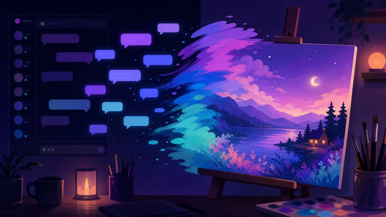 AI聊天AI绘画：动动嘴出图的对话式创作实测