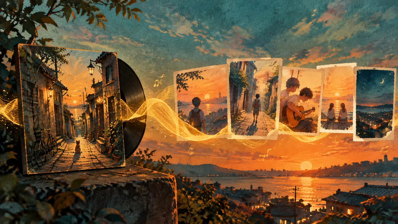 ai绘画ai编曲组队：我给朋友的歌做了一条MV