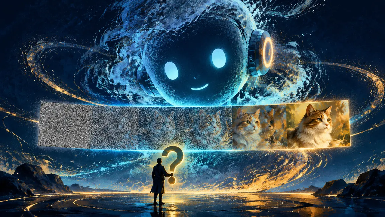 AI绘画算AI吗？拆开扩散模型聊聊它智能在哪