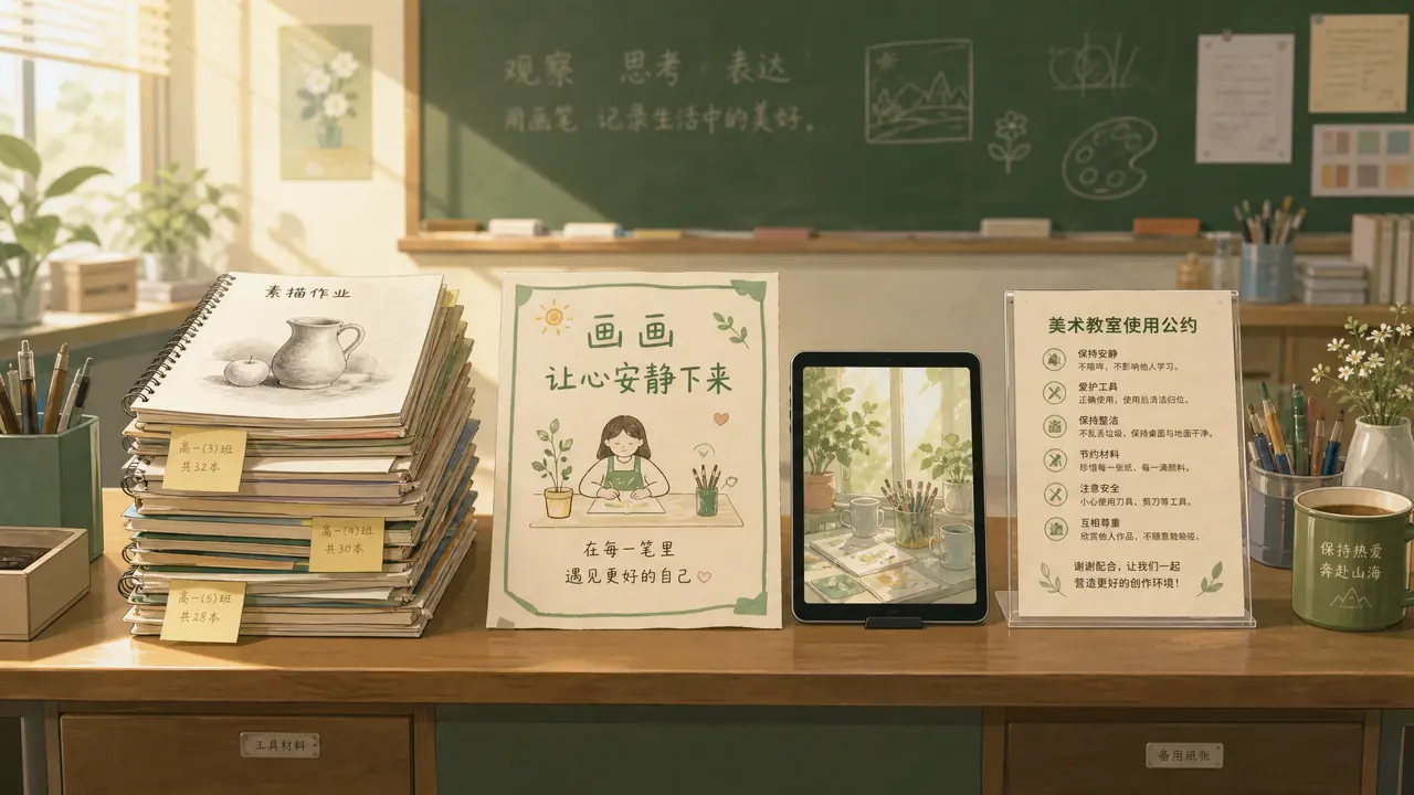 学校绘画ai绘画的边界：美术作业哪些环节能借AI