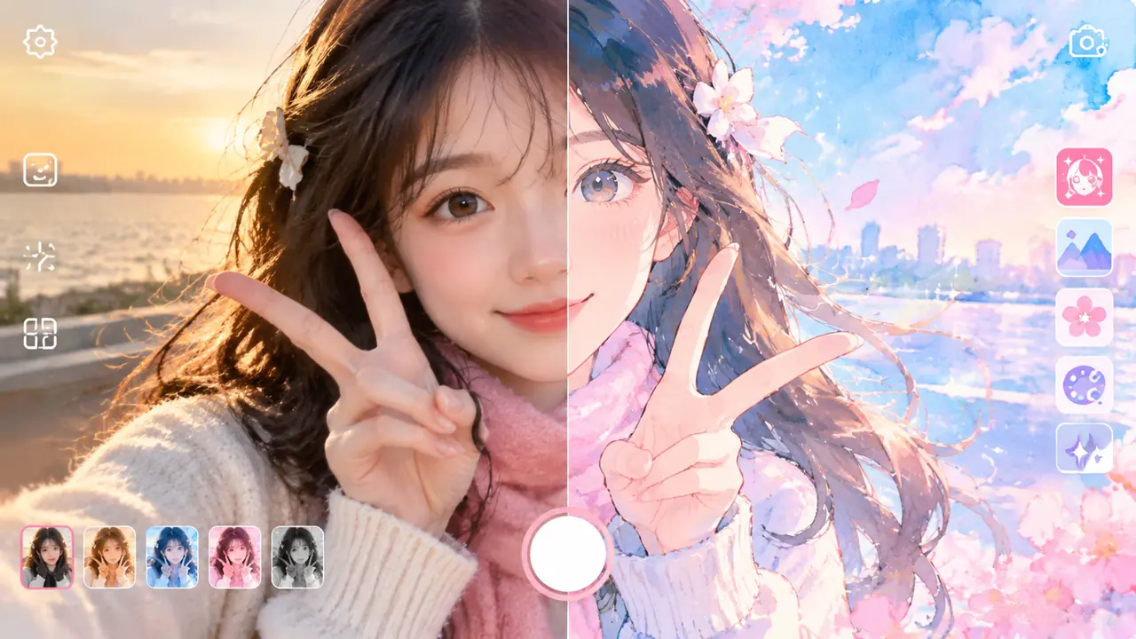 snow ai绘画实测：自拍变插画的这条路走到哪一步了