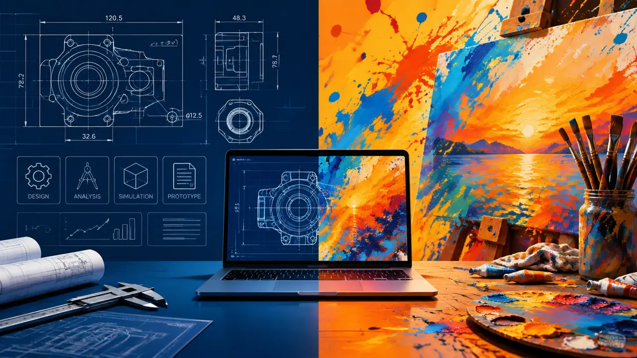 AI制图AI绘画是一回事吗？实用出图和创作的路数拆给你看