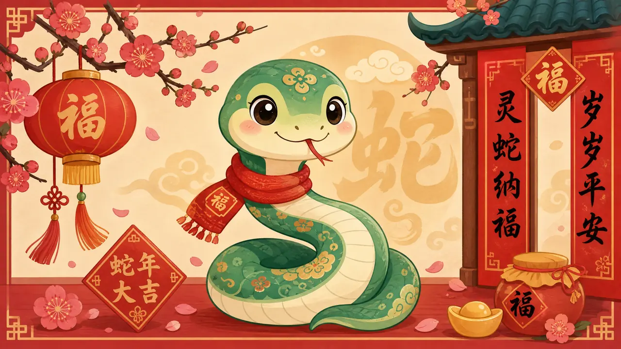蛇年AI绘画实测：把蛇画得不吓人的几个土办法