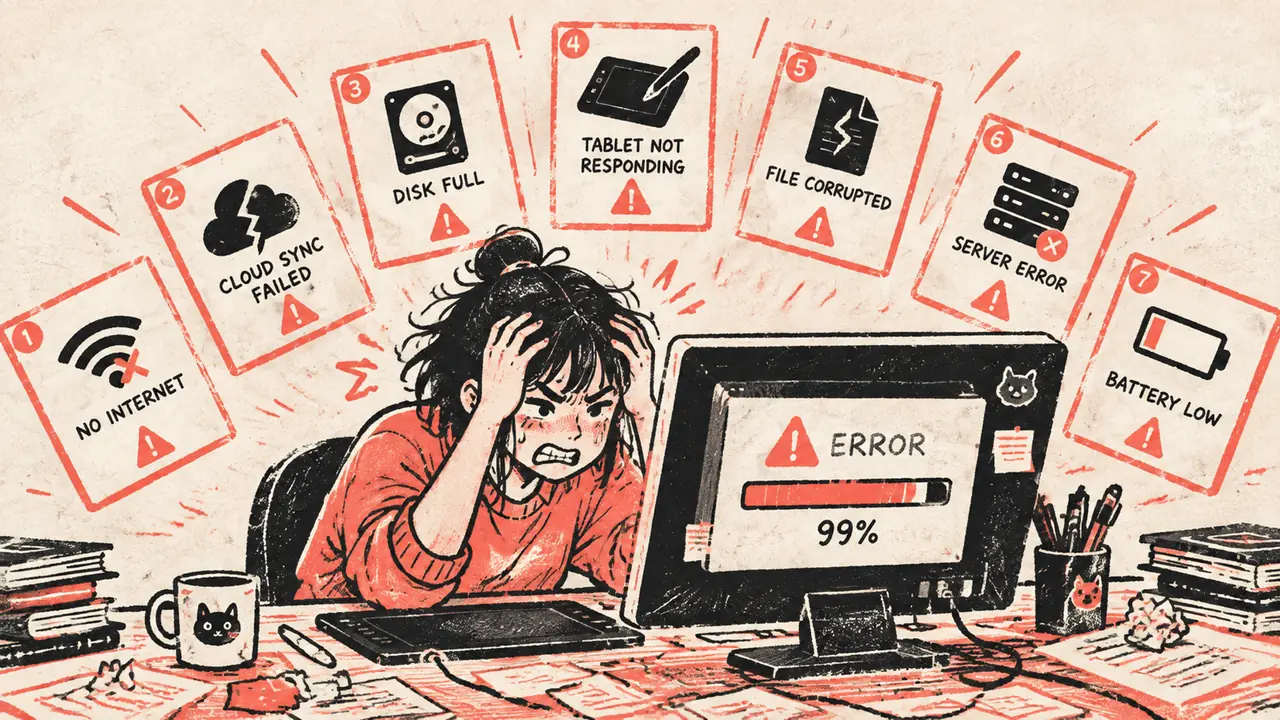 ai绘画坏了先别急着重开：生成失败的7种情况我挨个排查过