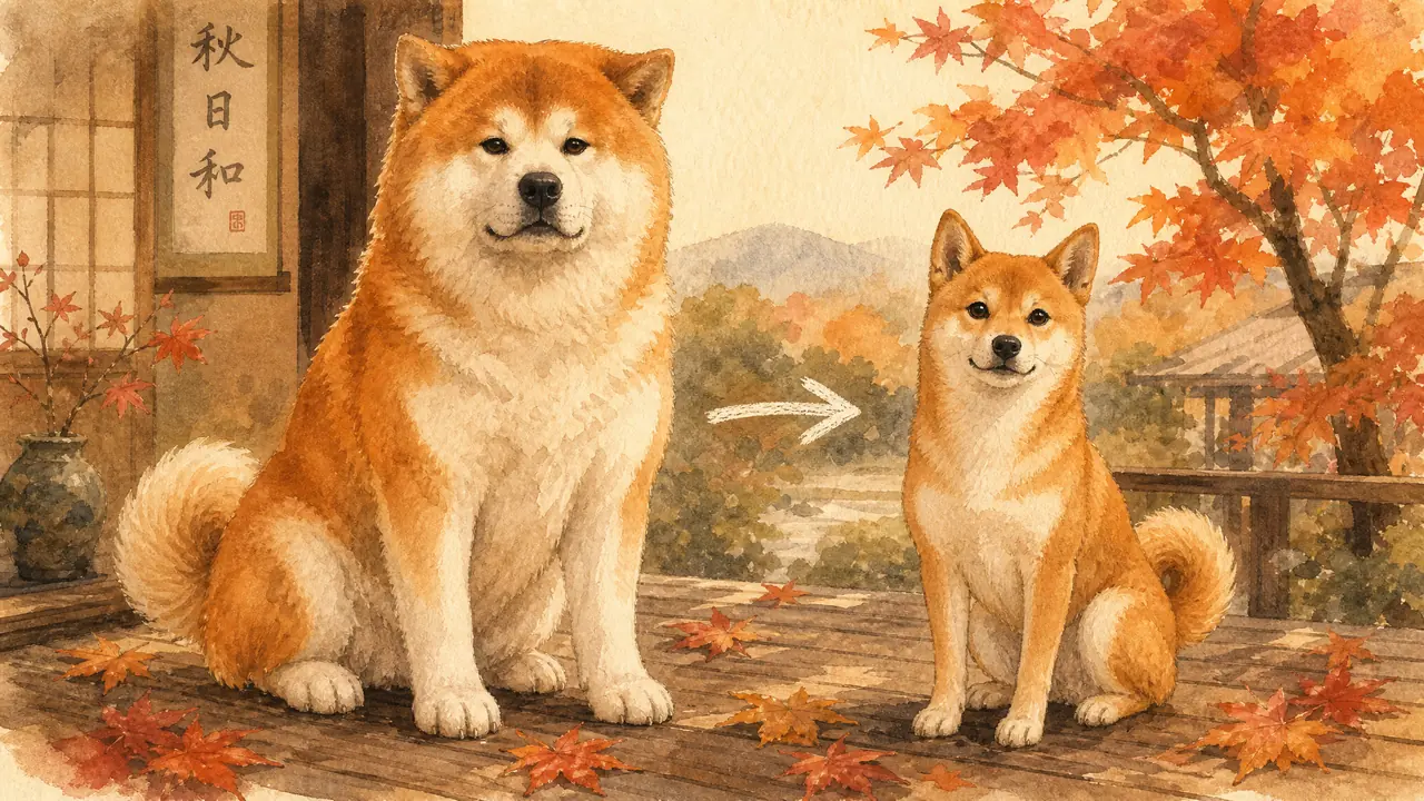 秋田ai绘画总被画成柴犬？毛色脸型的对照实测