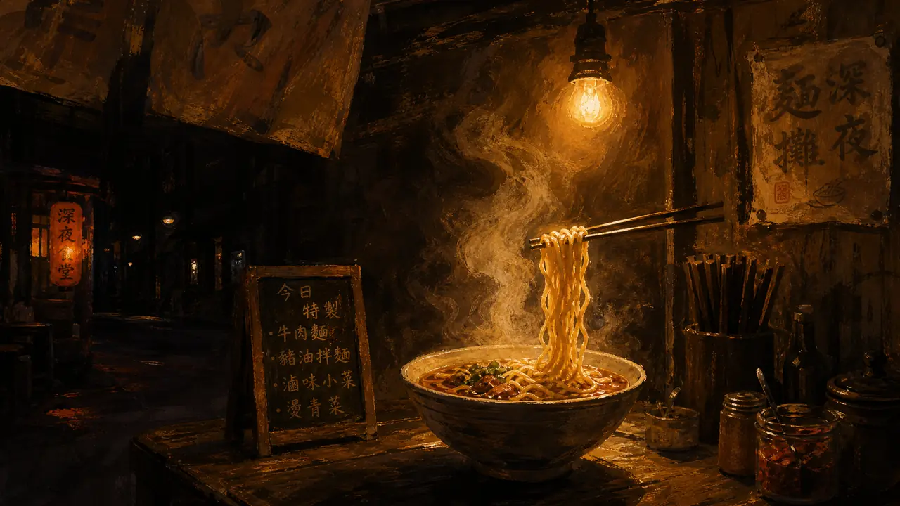 ai 绘画宵夜图才够馋人？我把食欲感拆成了一串提示词细节