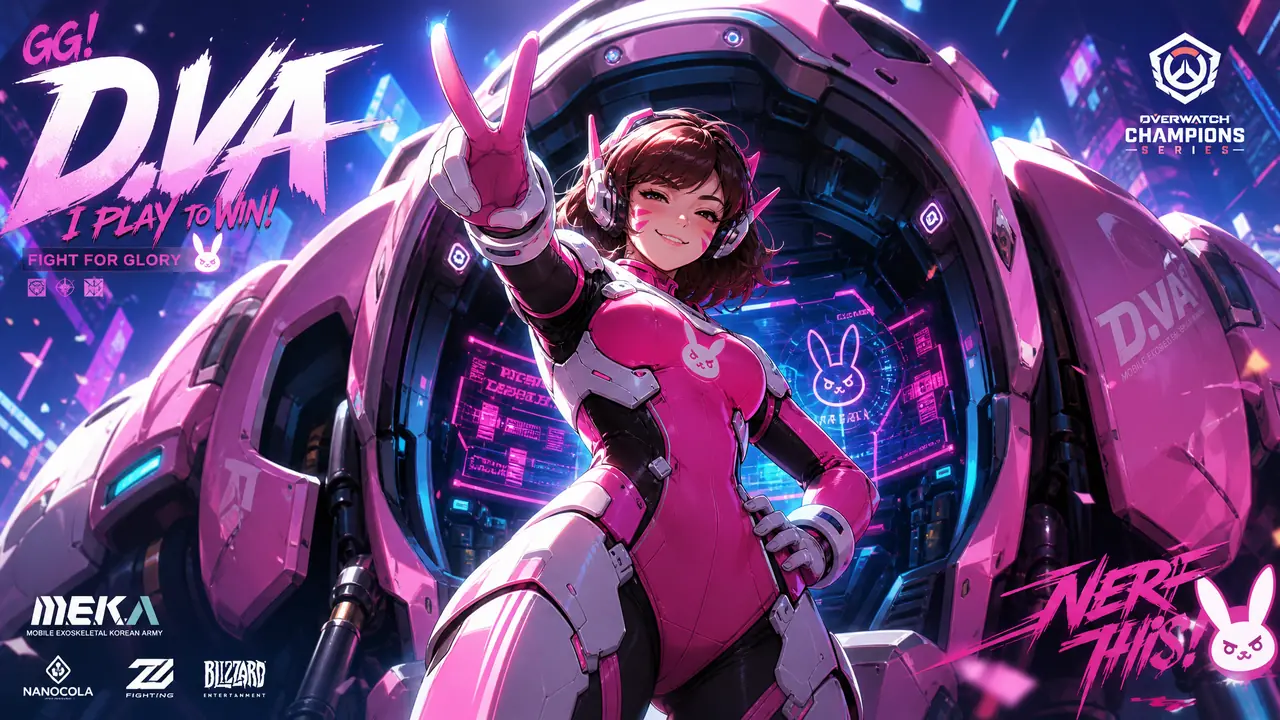 DVA AI绘画提示词模板：粉色机甲少女一次出图的写法