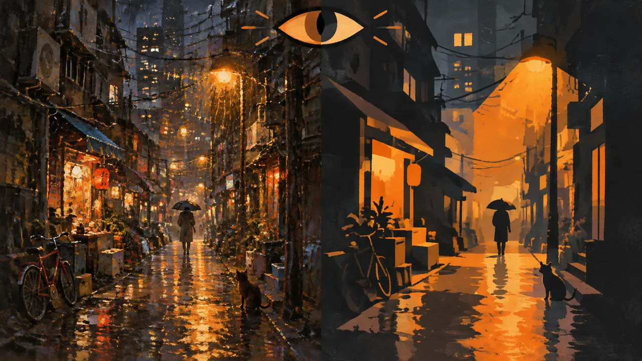 概括绘画ai治糊图：先眯眼看三大面，再分主次光，最后才轮到细节