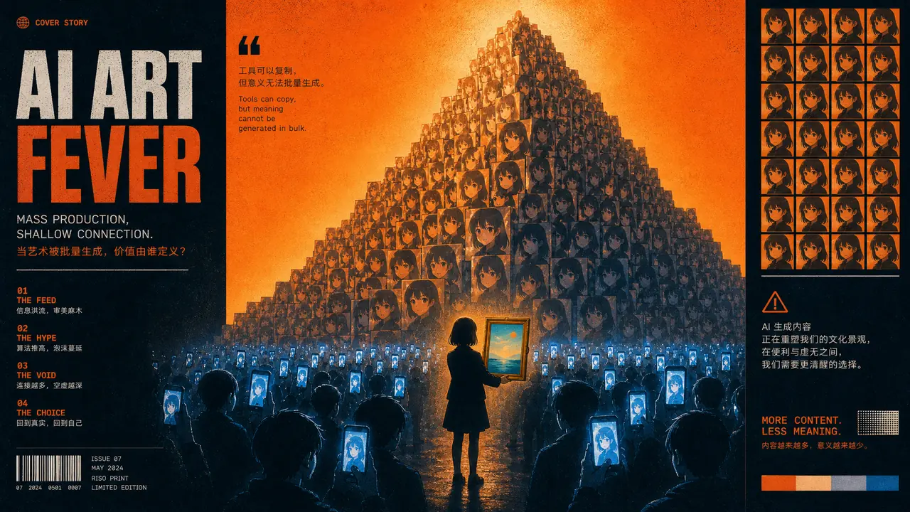 ai绘画狂热降温实录：一天四百张的人为什么停手，炫图群、积分焦虑与平替风潮