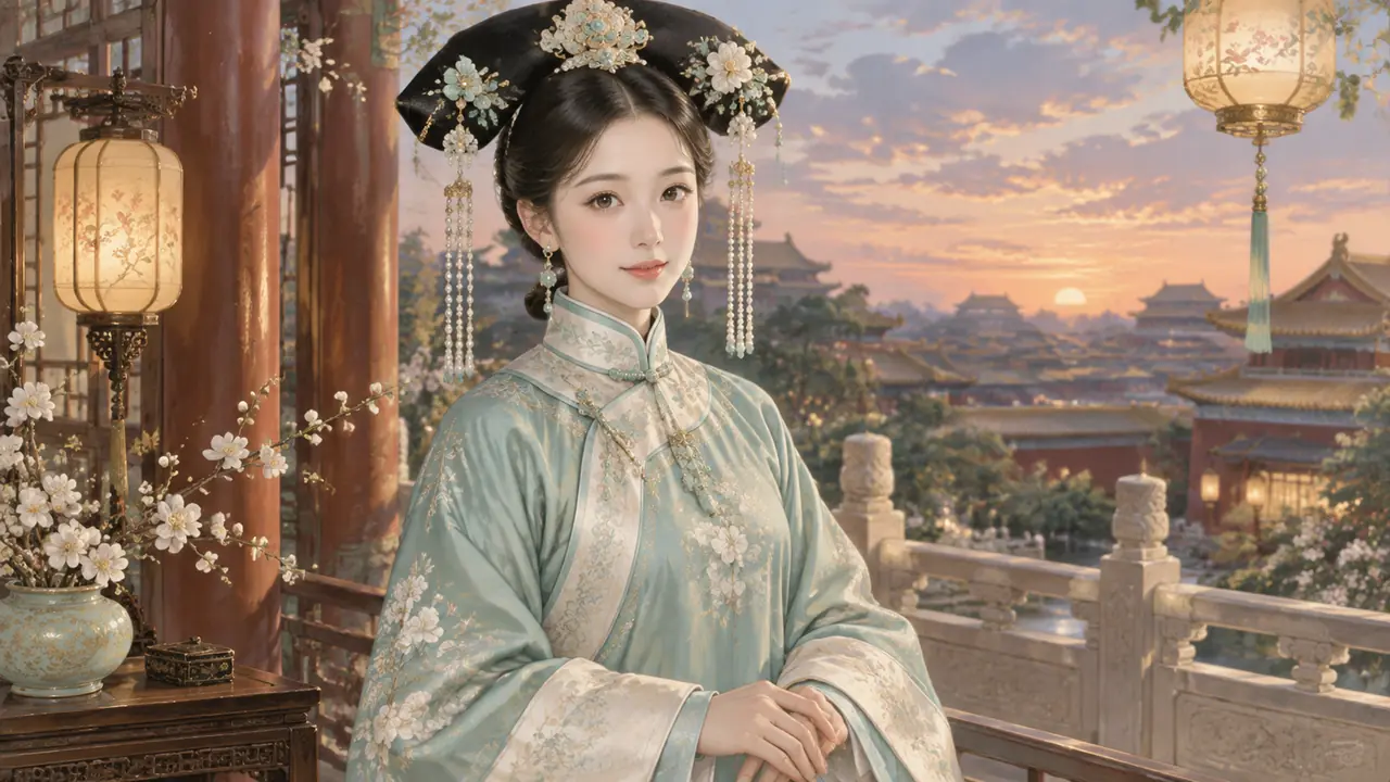 晴儿AI绘画怎么画才温婉？旗头、滚边、眼神光的同人实测