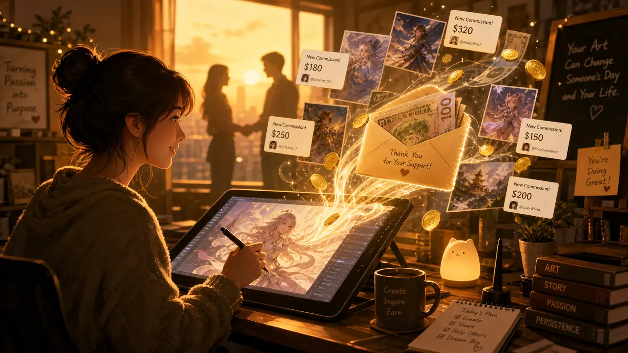 ai绘画资助怎么拿：从接单变现到创作补贴的路子与避坑