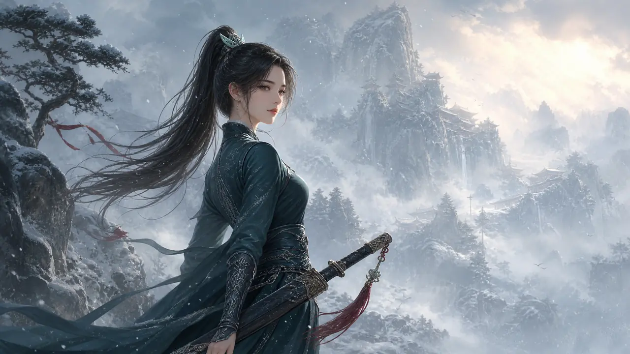师姐ai绘画怎么画出飒感？古风剑修人设的分层调法