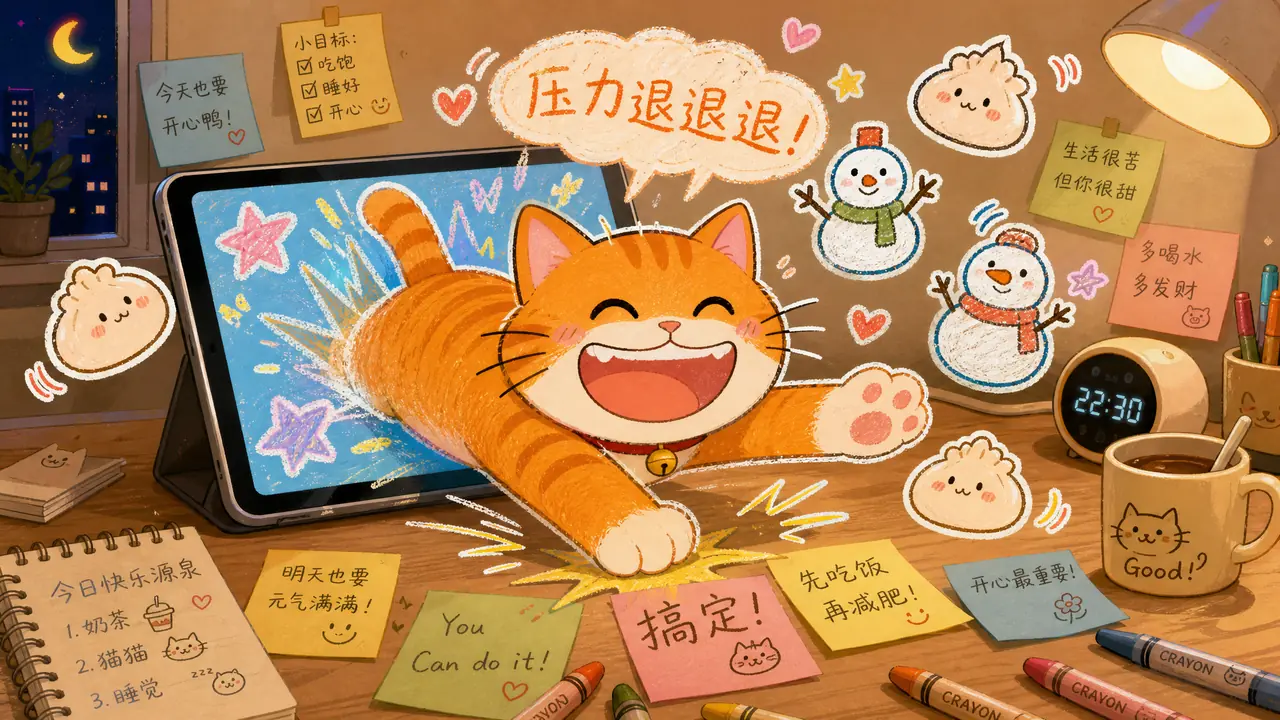 ai开心绘画不是玄学：我连画一个月快乐涂鸦，攒出31张图的减压心得