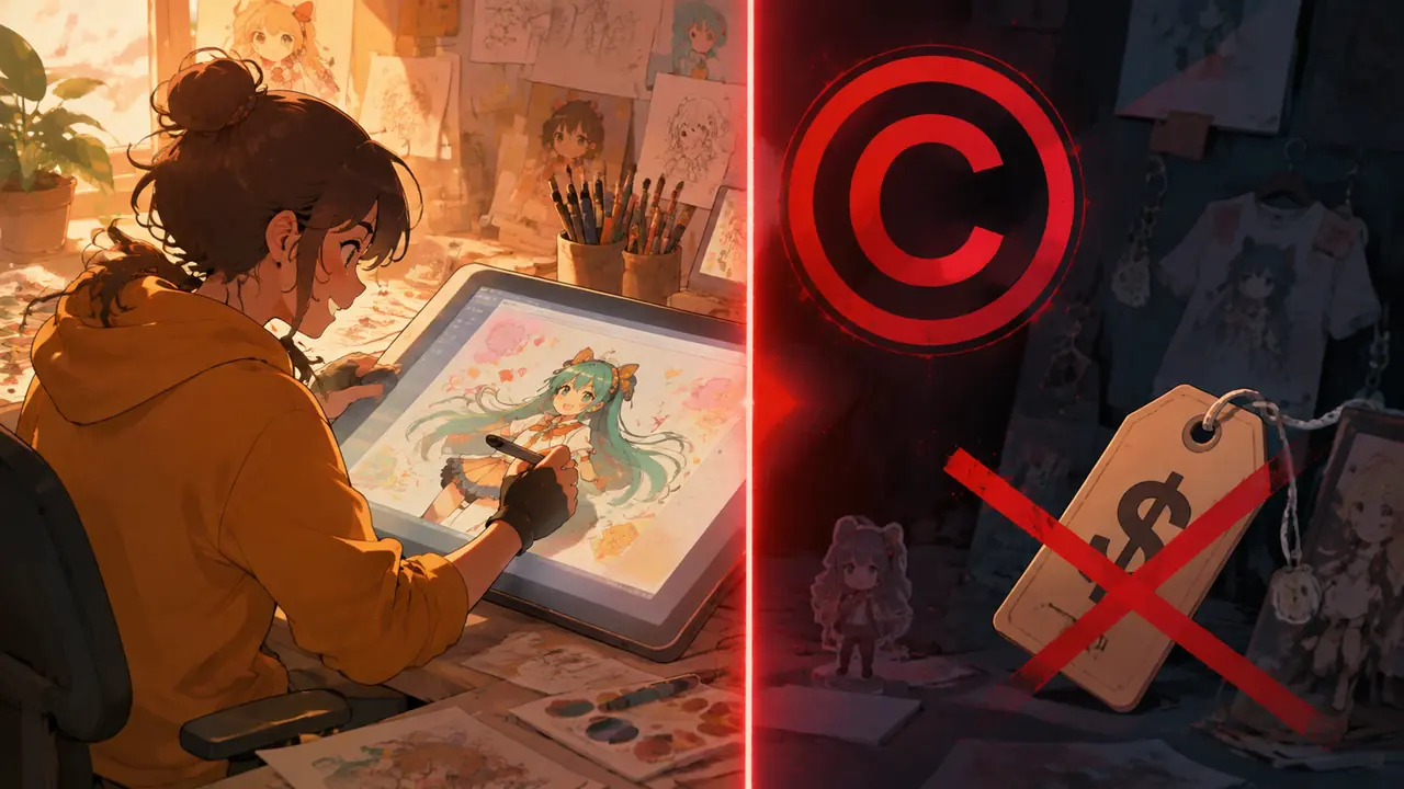 同人绘画ai怎么玩不越界？二创范围、标明二创与商用红线一次说清