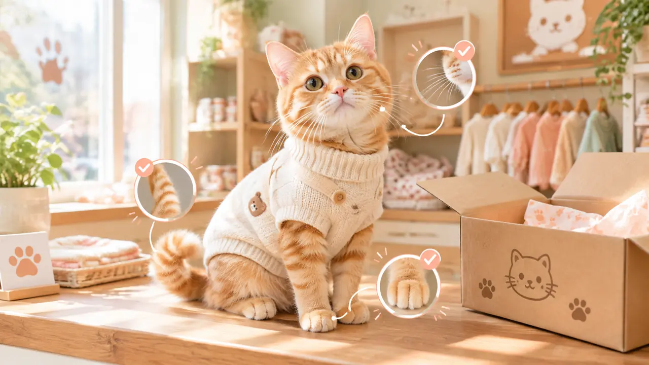 猫ai模特出图实测：给宠物店拍猫员工的全流程和翻车点