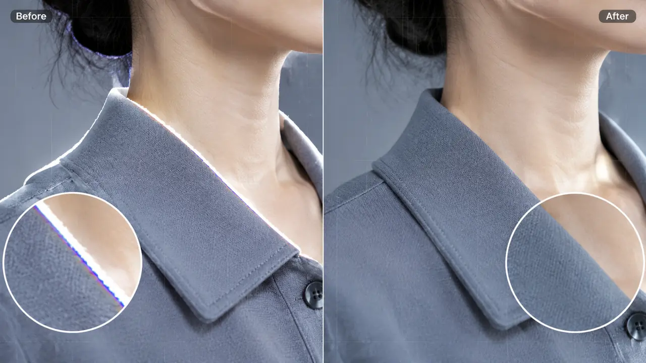 ai给模特换衣服教程：领口袖口边缘融合的实操参数