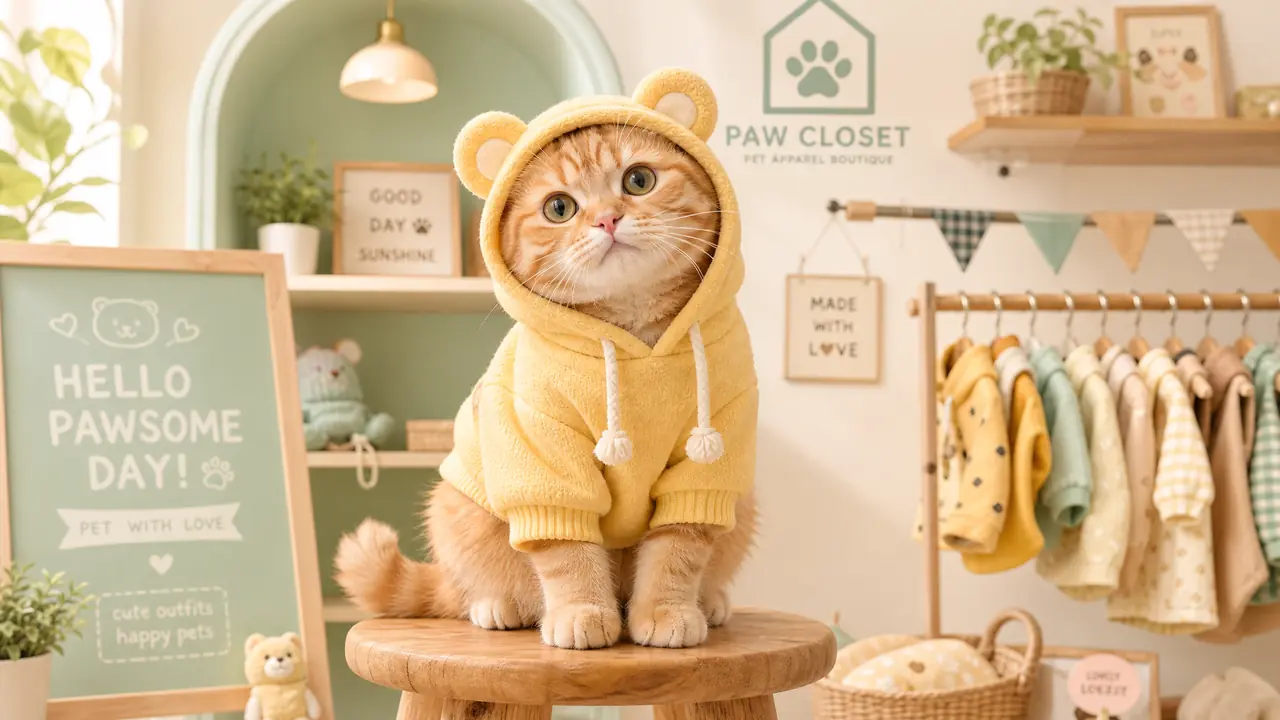 猫咪ai模特实测：宠物服饰店让猫入镜上新图的省事方案