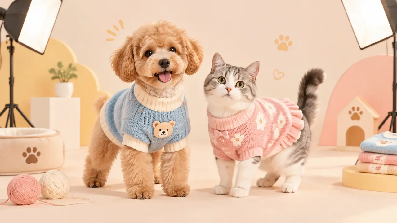 宠物ai模特图怎么做：猫狗不上镜的产品图我这样出