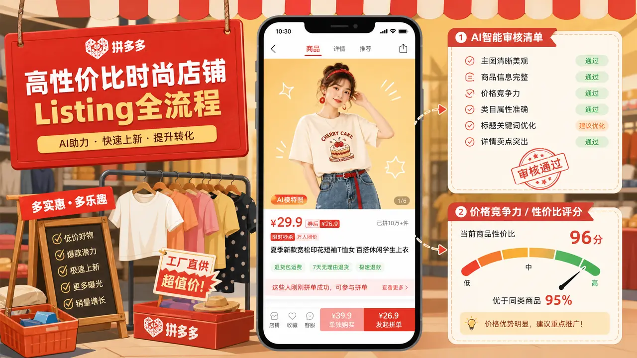 pdd ai模特图能用吗？拼多多女装店主上图半年实录