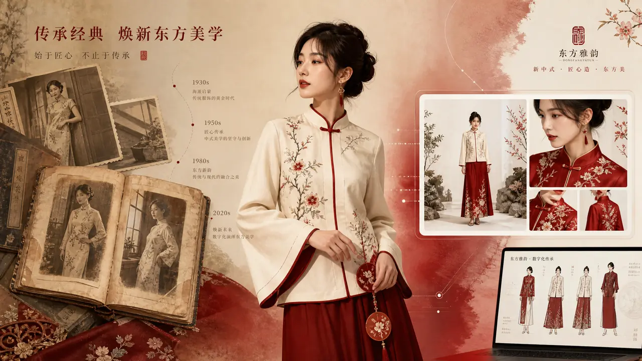 ai红豆模特背后，是老牌国货服装的图翻新需求