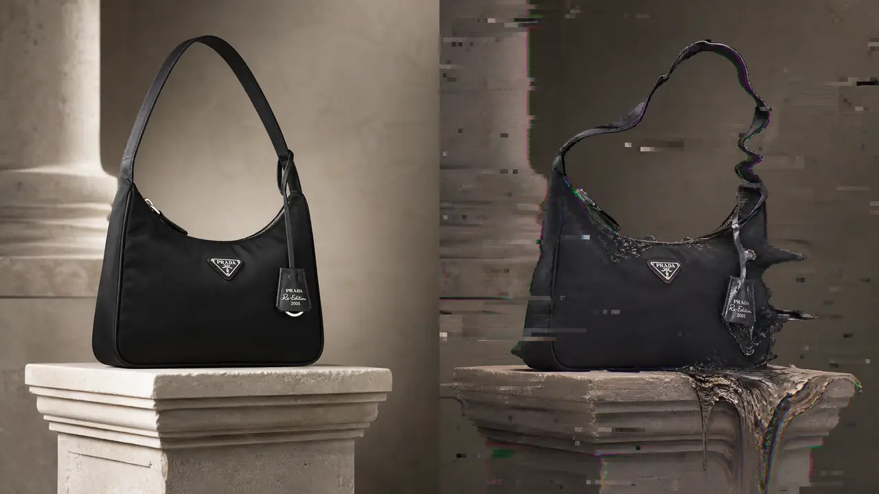 prada ai模特风怎么出：轻奢感尼龙包的边界和翻车实录