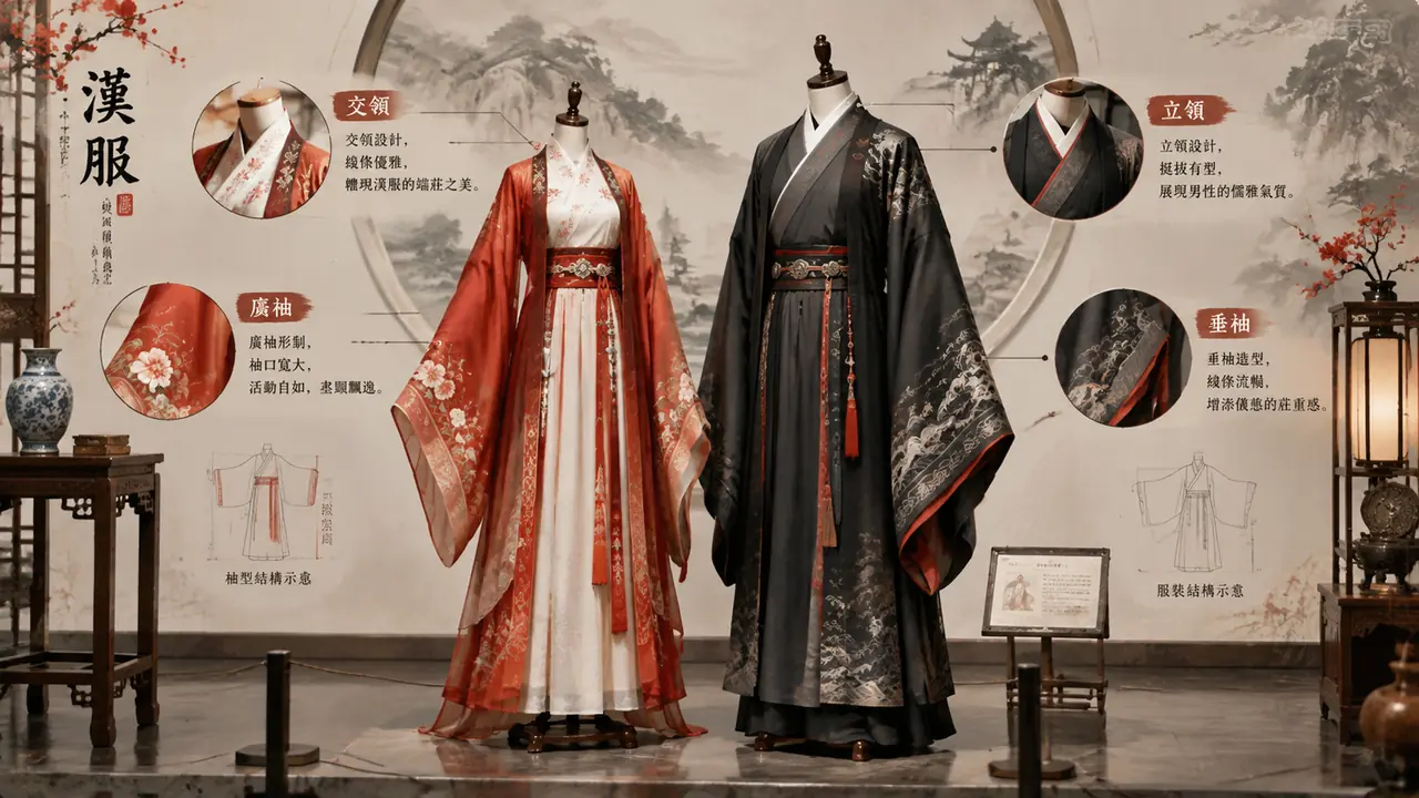 古装ai模特出图：一个汉服店主交过的形制学费