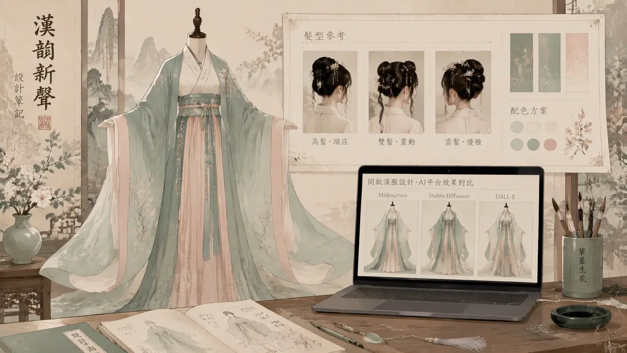 AI模特展示平台怎么选？汉服店主对比三个平台后的选择