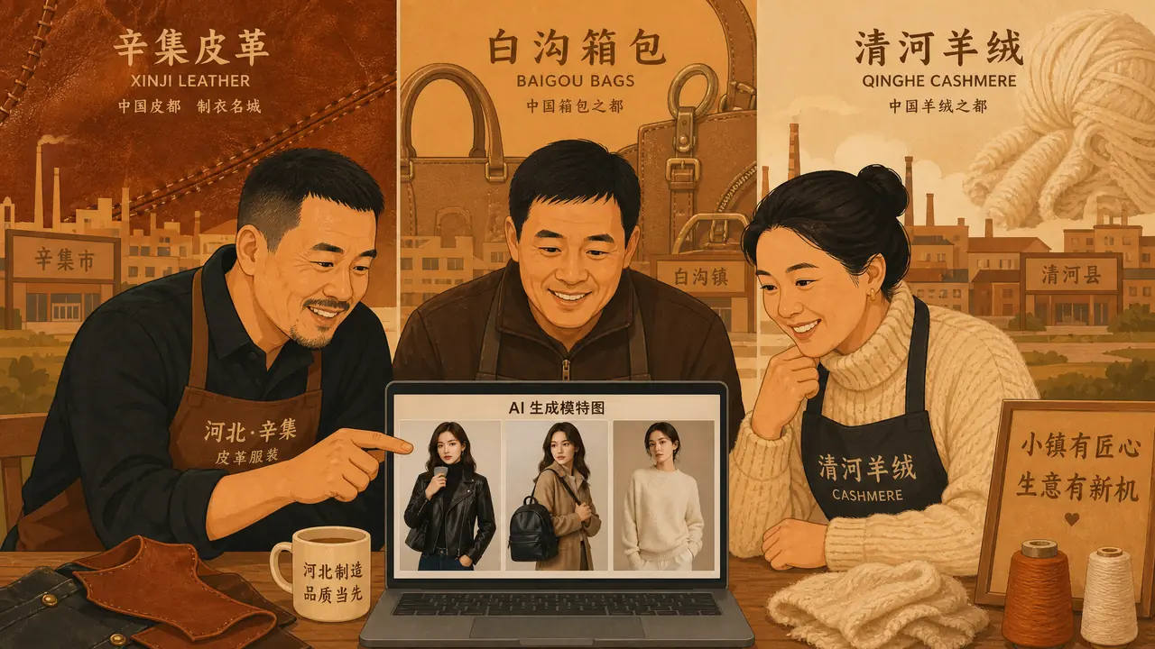 河北ai模特研究：陪辛集白沟清河老板试AI出图一个月的观察和账本