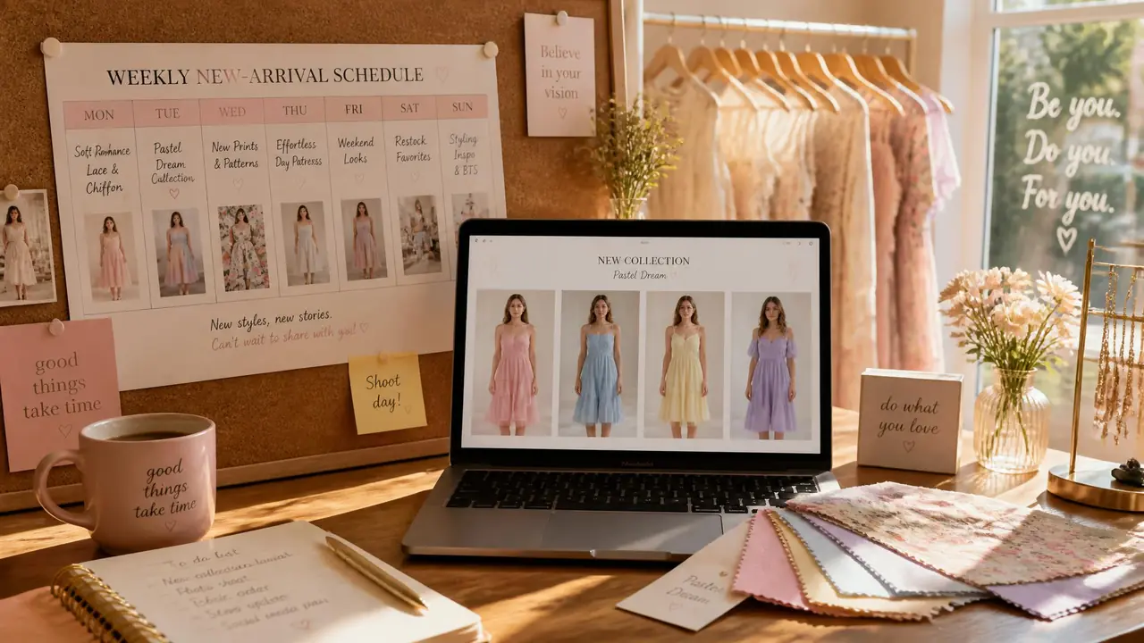 AI模特服装新品图三天上新法：小店主的排期表