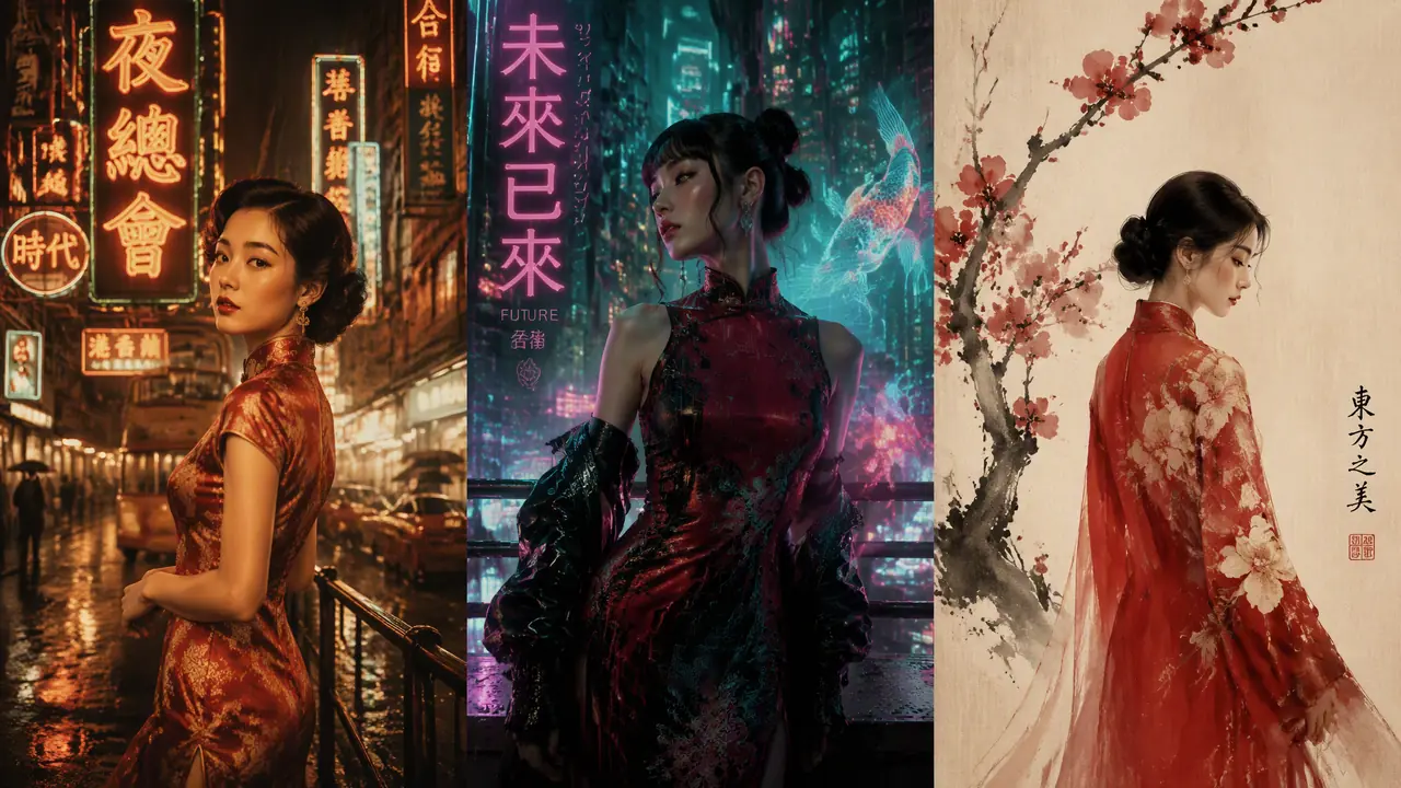 AI模特创意秀玩法实测：三套主题大片一个晚上出片