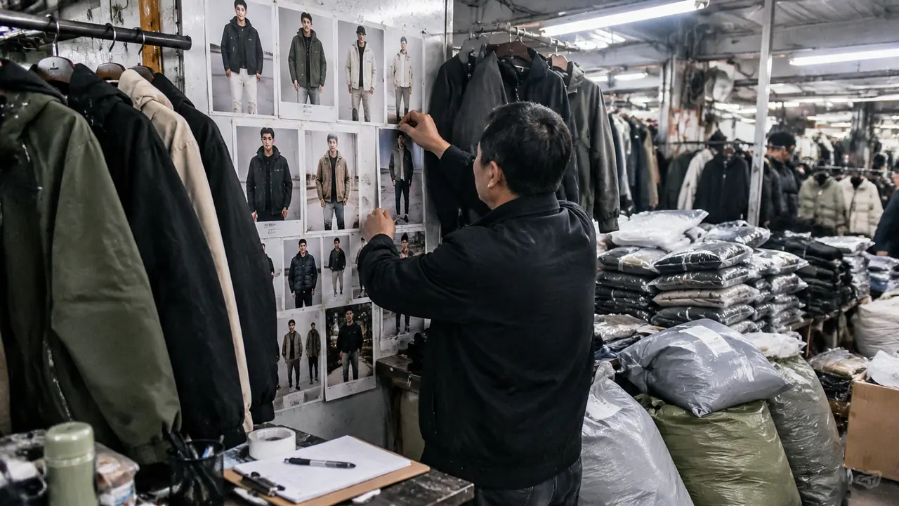 模特ai服装图怎么用才不被拿货客识破？男装档口老板的上新流水账